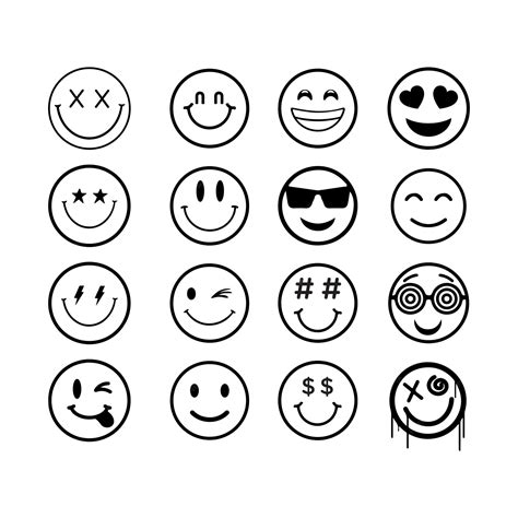 emoji vector images|emoji silhouette images.